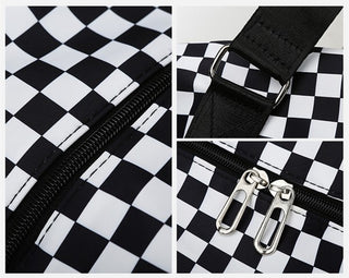 Checker Weekend Travel Luggage Tote Bag Check