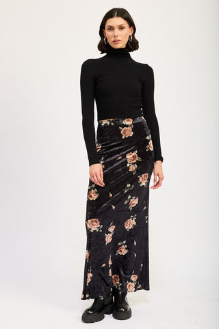 HIGH WAIST MAXI PENCIL SKIRT