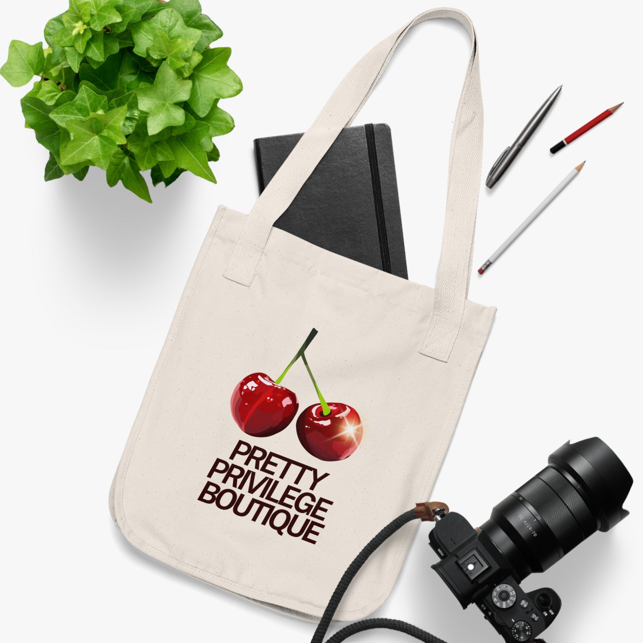 Organic Canvas Tote Bag