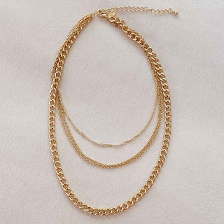 Quad Squad Chain Link Necklace