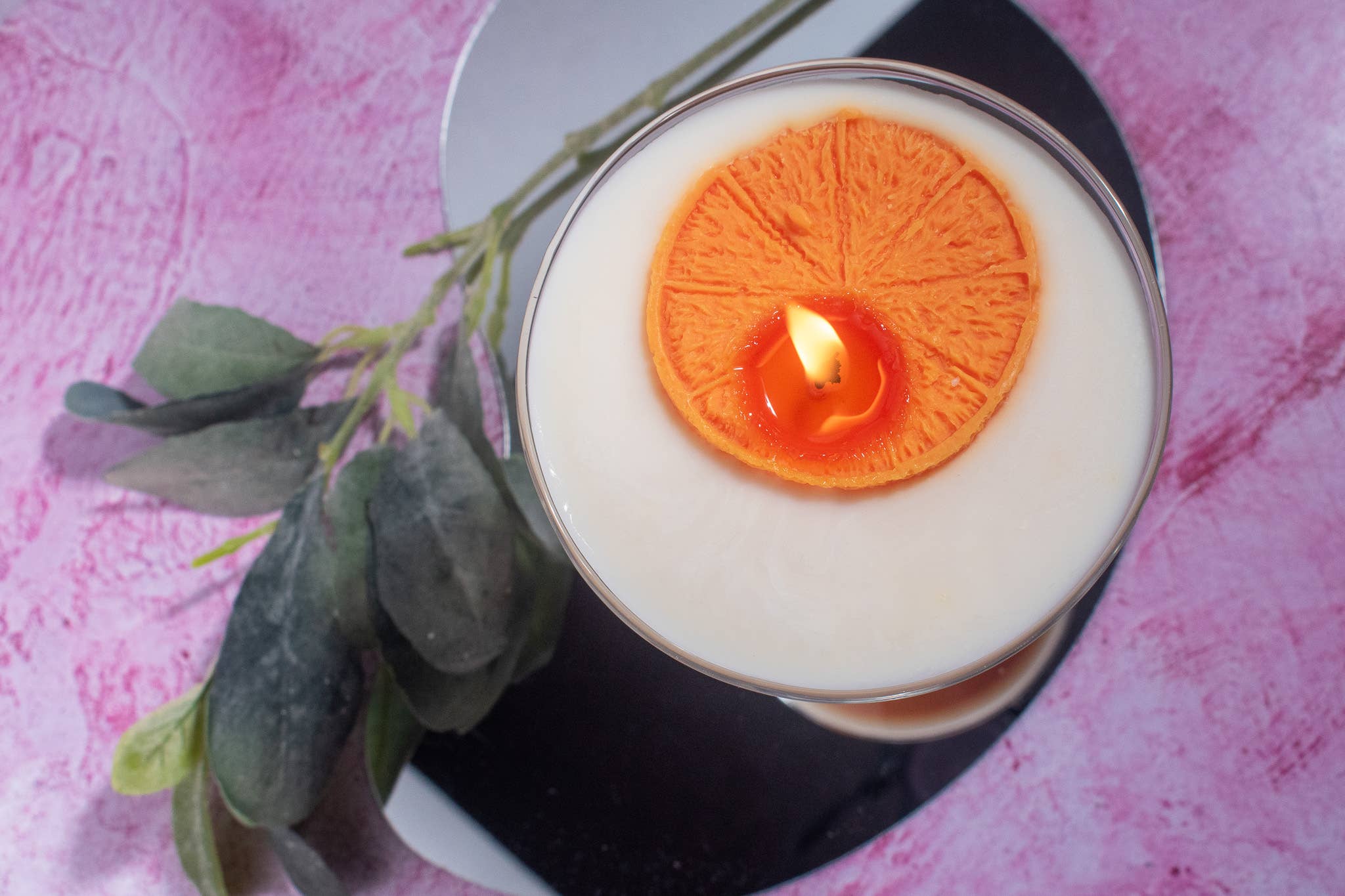 Creamsicle Candle Martini Candle