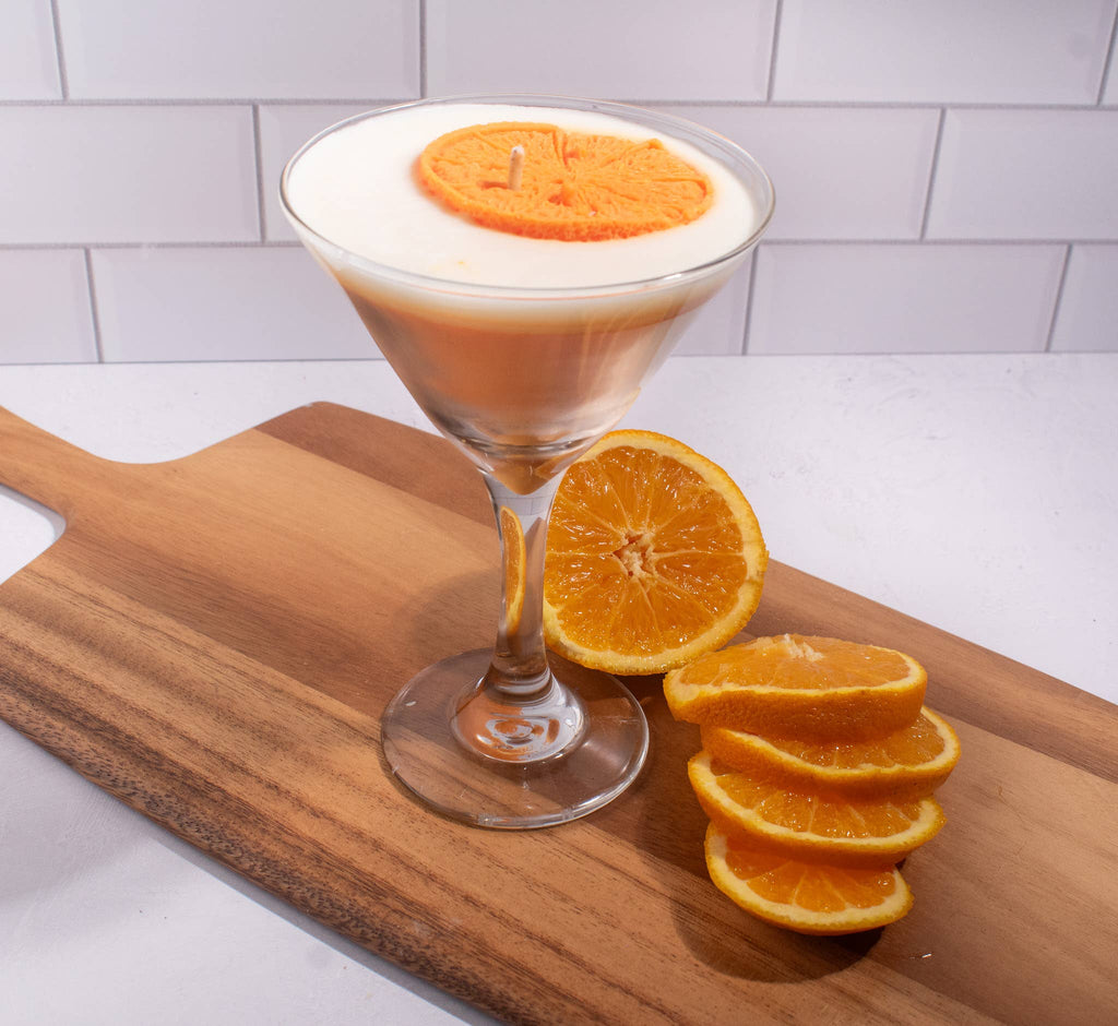 Creamsicle Candle Martini Candle