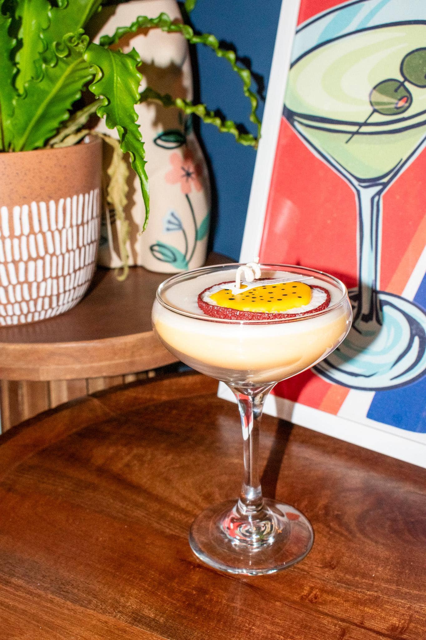 Pineapple Passionfruit (Pornstar) Martini Candle
