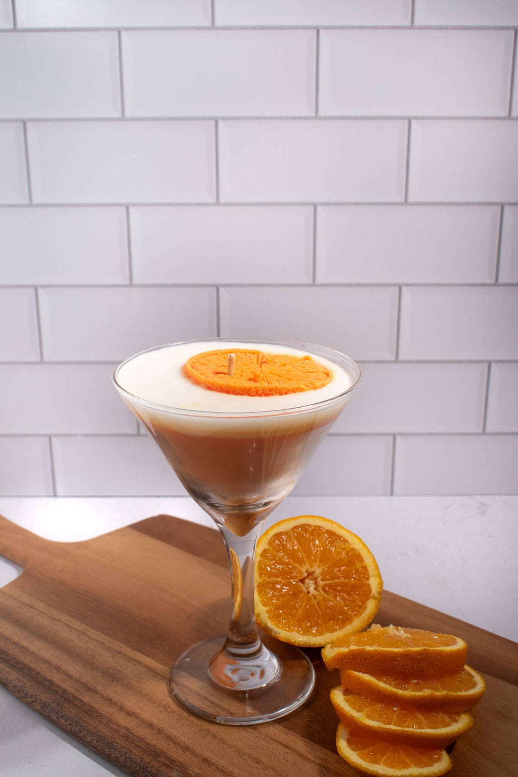 Creamsicle Candle Martini Candle