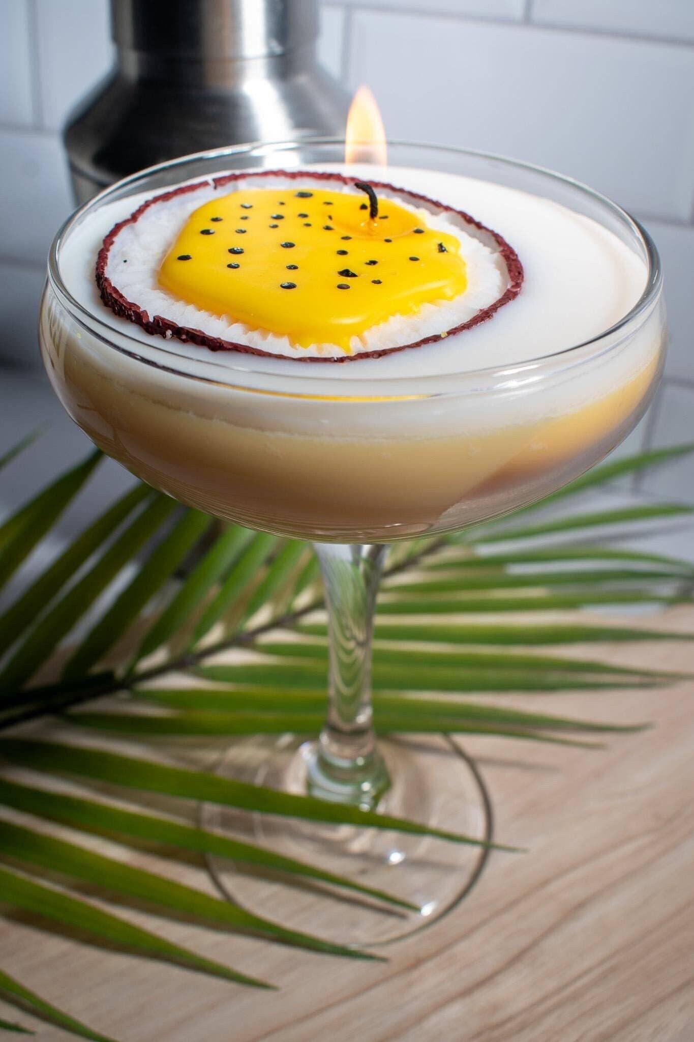 Pineapple Passionfruit (Pornstar) Martini Candle
