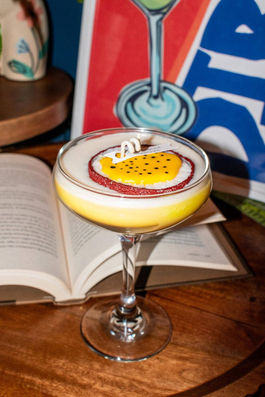 Pineapple Passionfruit (Pornstar) Martini Candle